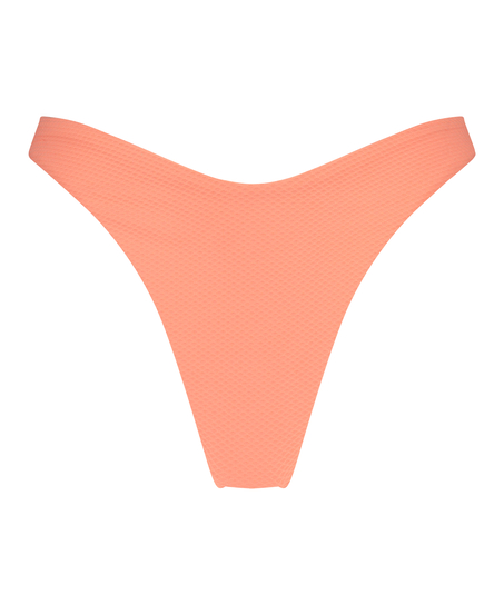 Peachy högt skuren bikiniunderdel, Orange