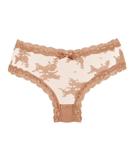 Brazilian-trosa V-shape mesh, Brun