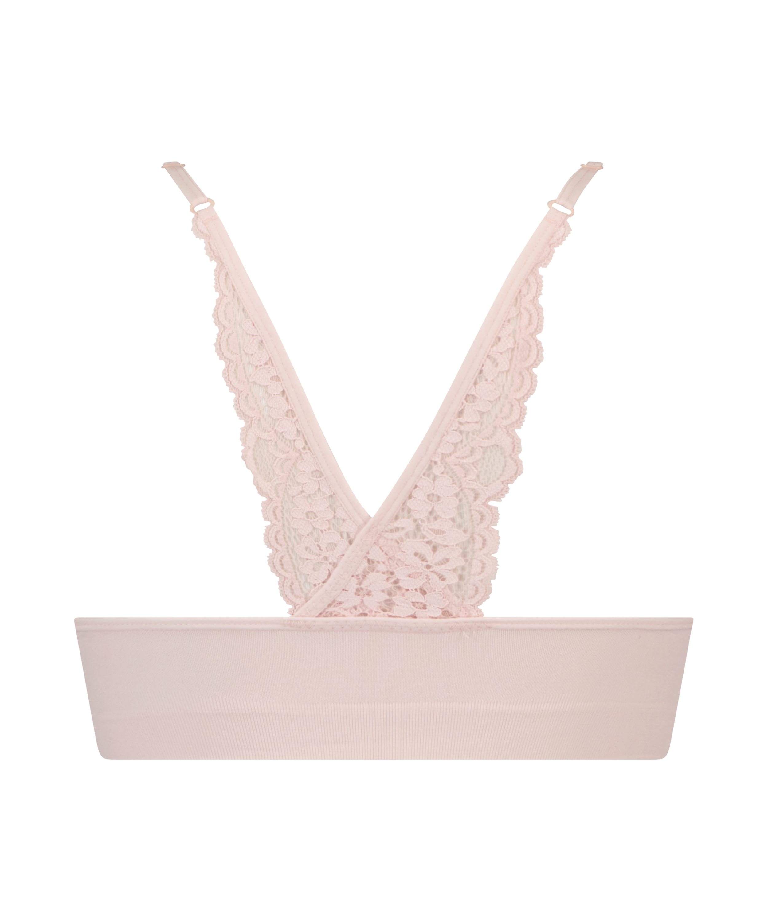 Rose sömlös bralette, Rosa, main