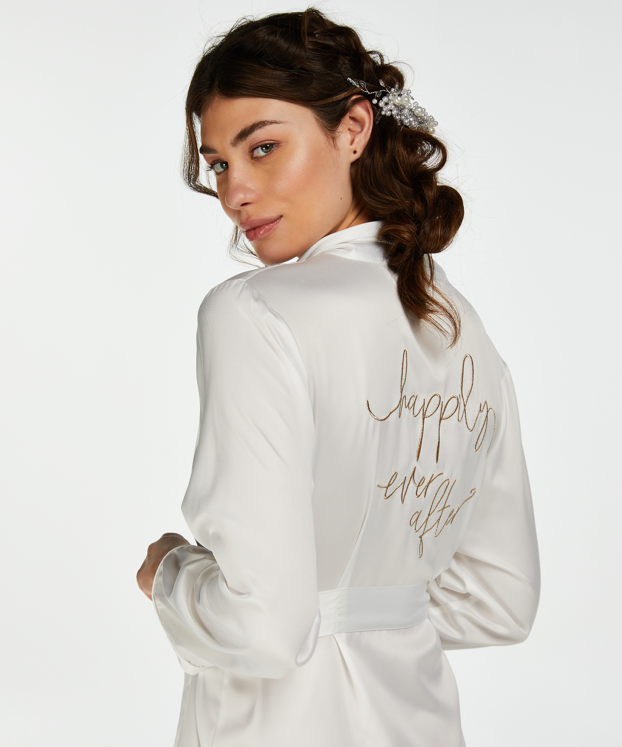 Kimono f&ouml;r bruden, Vit, main