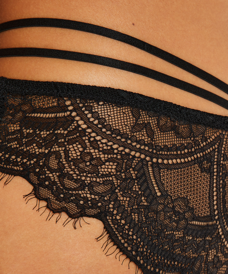 Sian högt skuren braziliantrosa, Svart