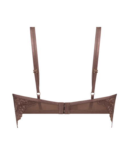 Icke-formpressad longline bygel-bh Raquel, Brun