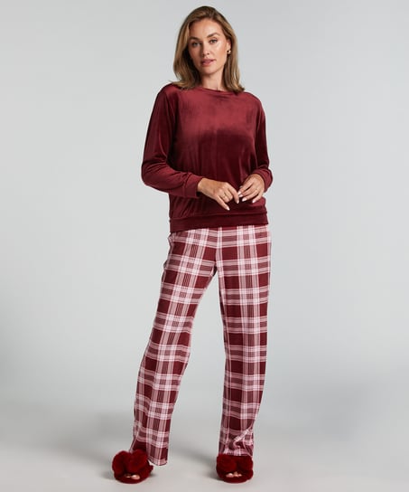 Pyjamasset Velours, Lila
