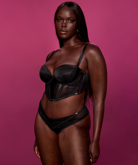 Brazilian-trosa Nicole, Svart