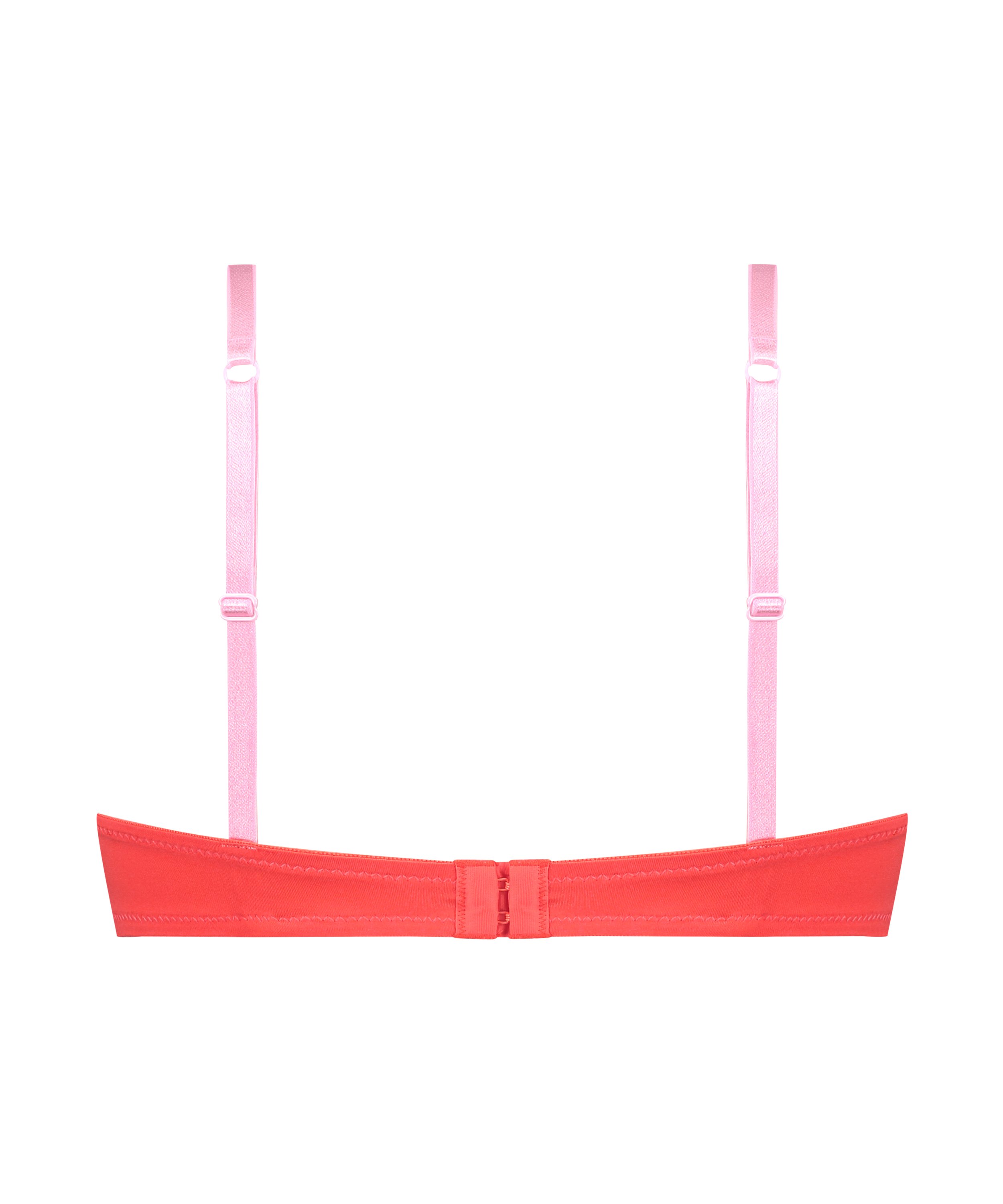 Formpressad bygel-bh Lace & Shine, Röd, main