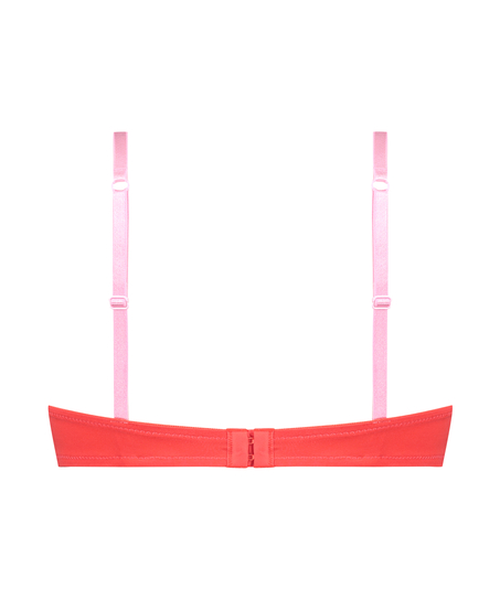 Formpressad bygel-bh Lace & Shine, Röd