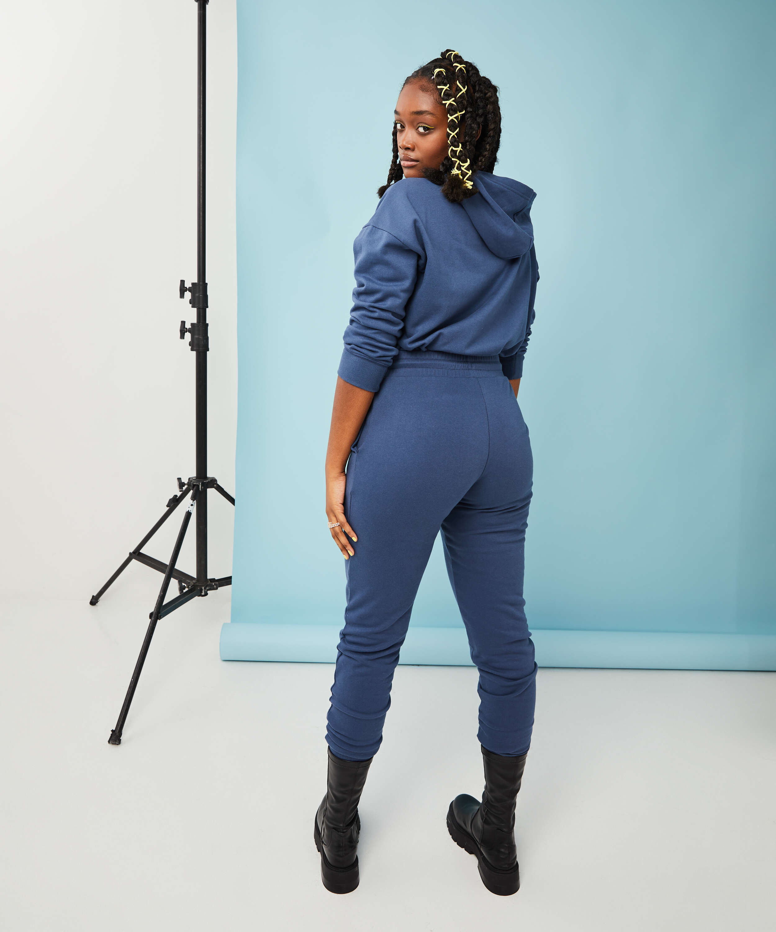 Snuggle Me mjukisbyxor, bl&aring;, main