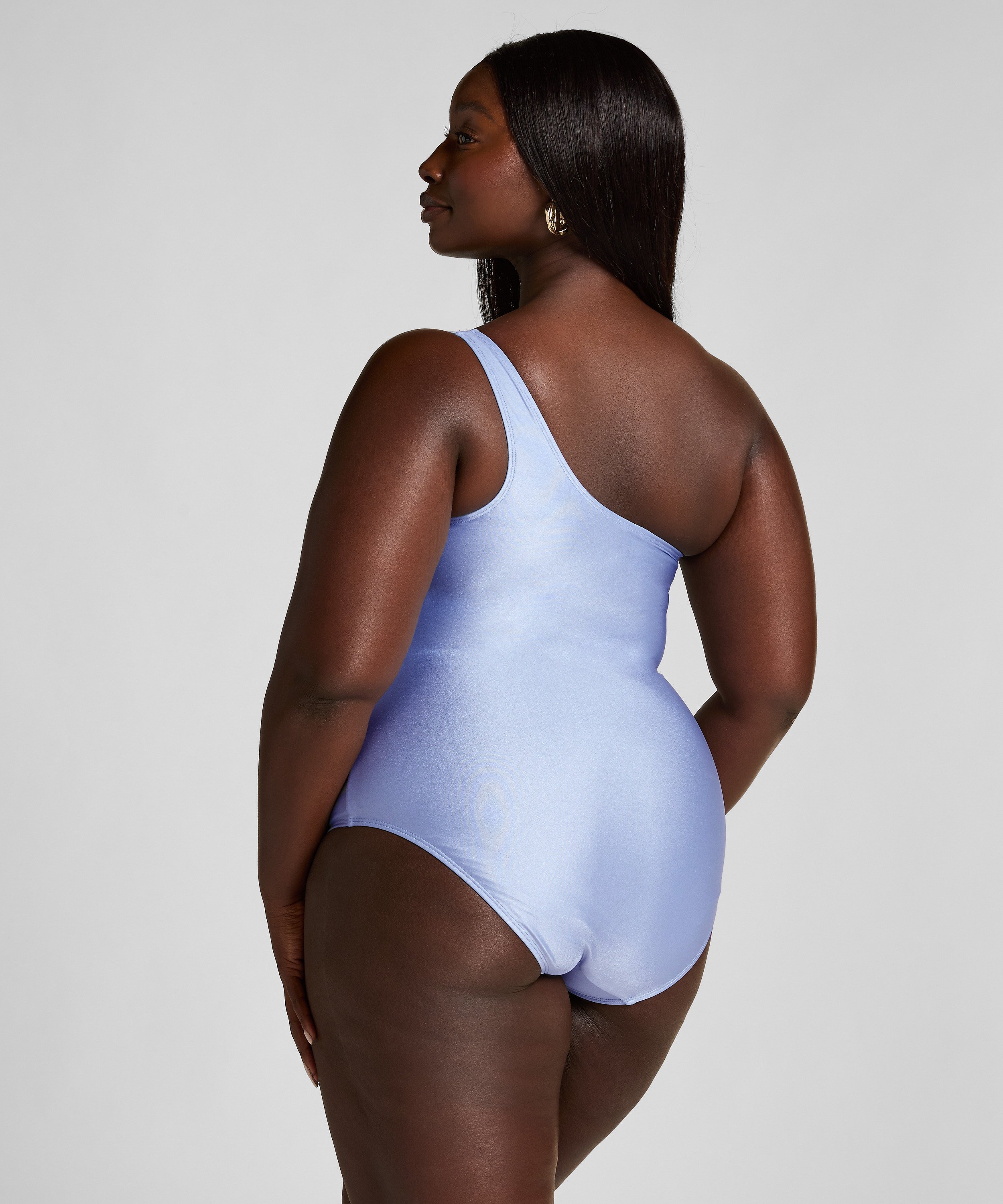 Baddräkt Shaping Shell Mesh, blå, main