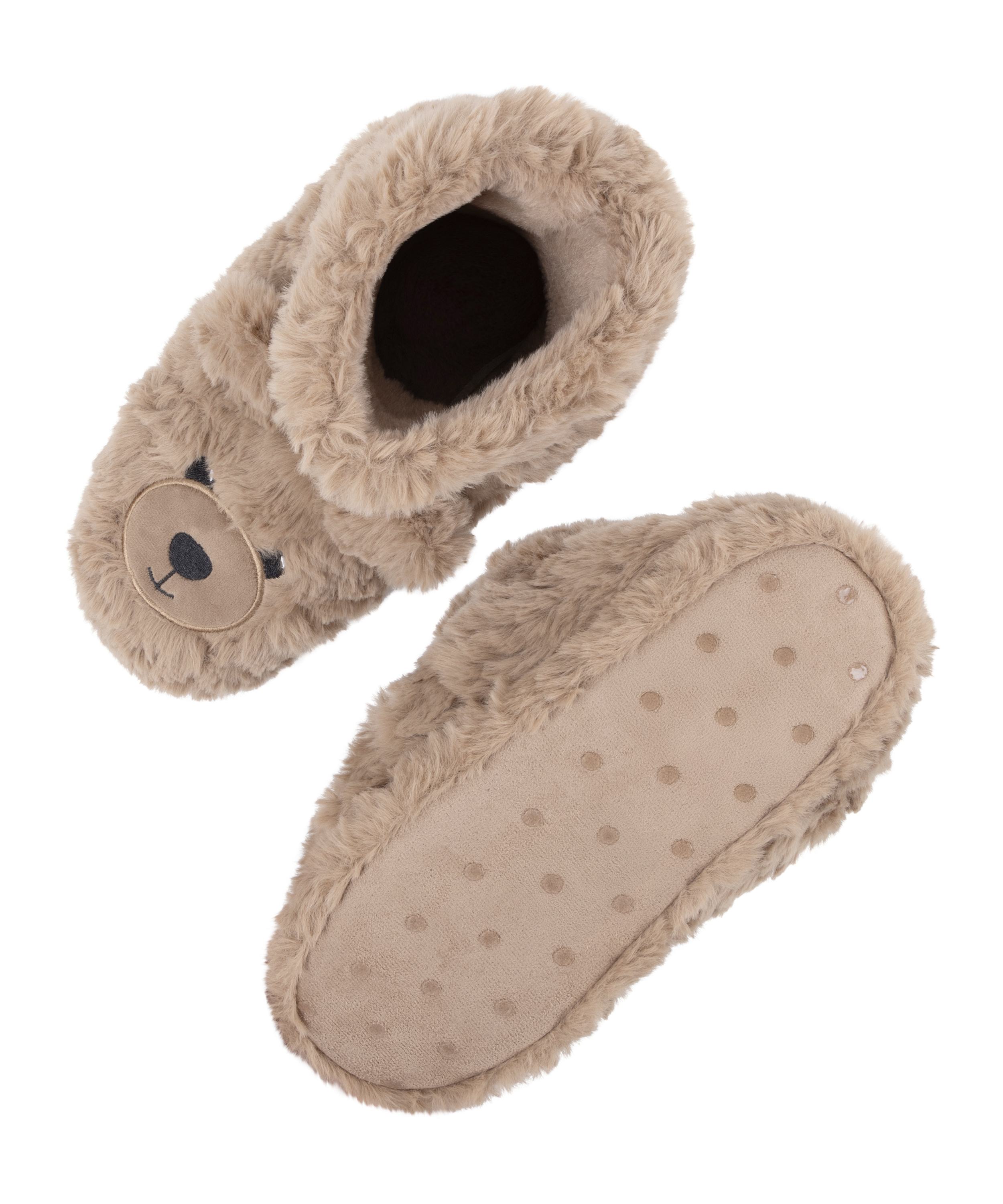 Tofflor Teddy Bear, Beige, main