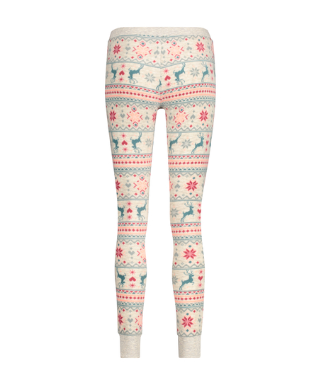 Leggings i mikofiber, Beige