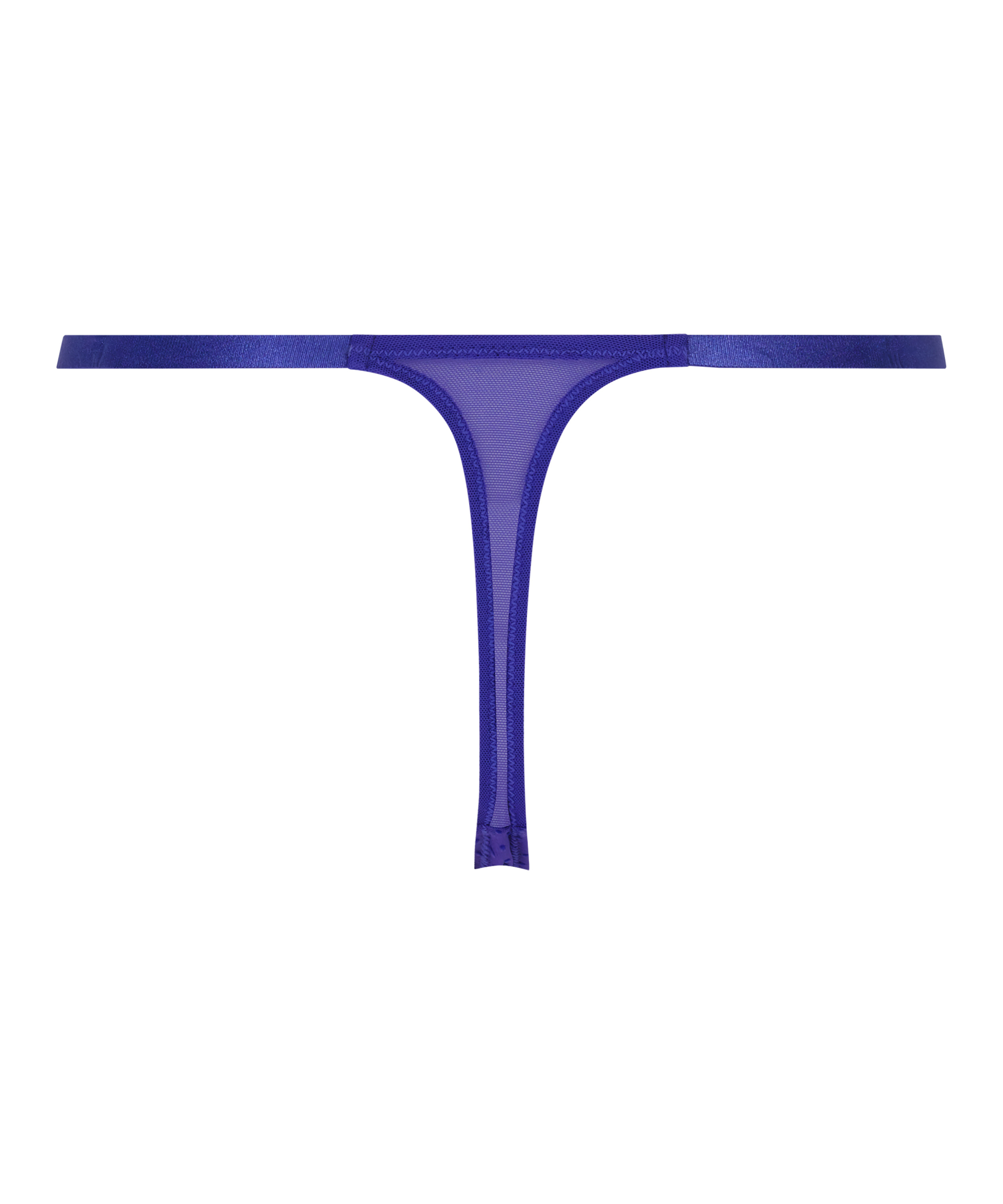 Nikki h&ouml;gt skuren stringtrosa, bl&aring;, main