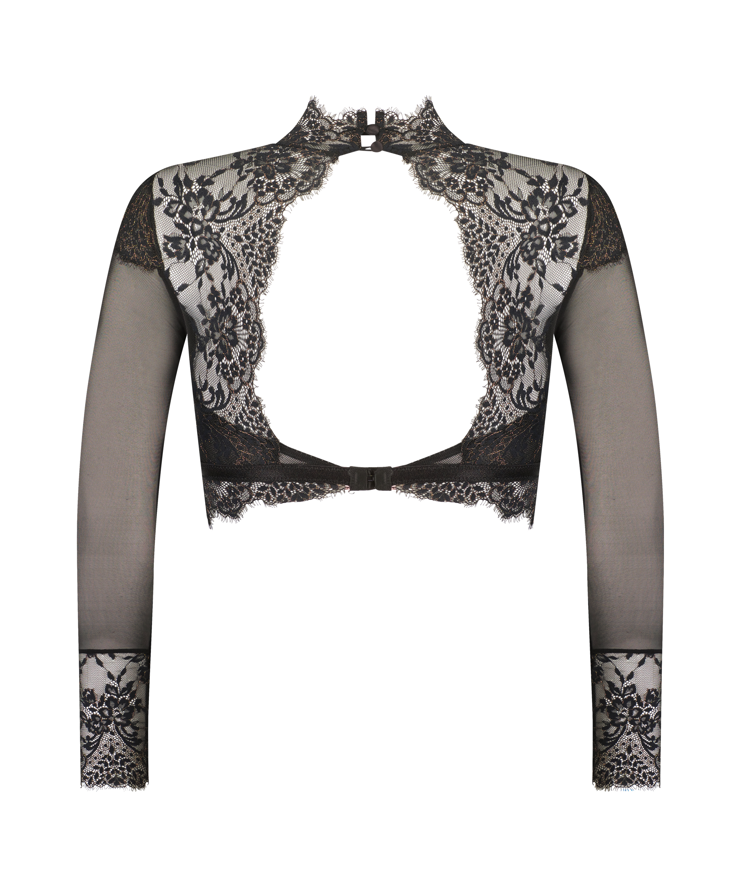 Långärmad bralette Cynthia, Svart, main