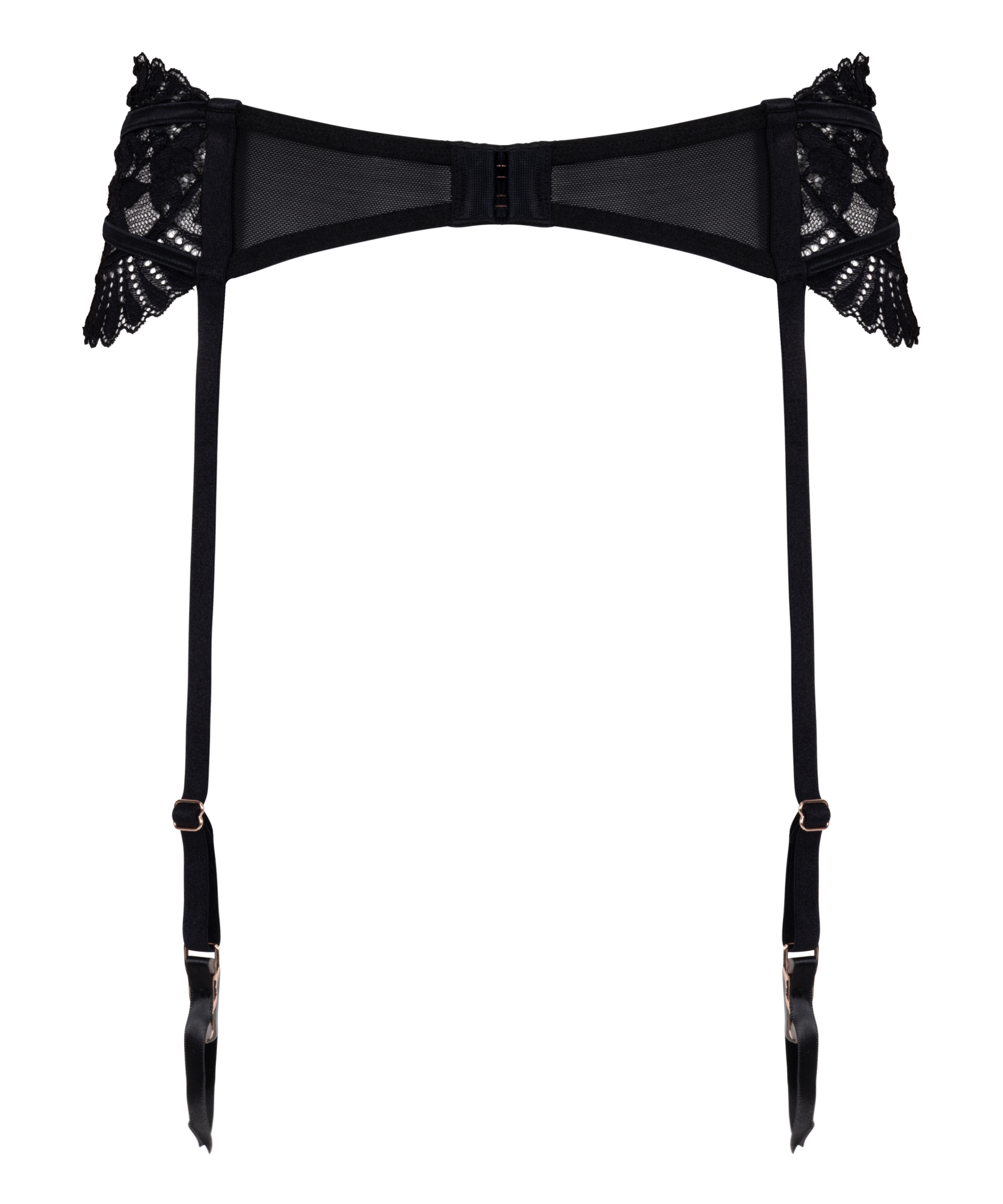 Strumpeband Poppy, Svart, main