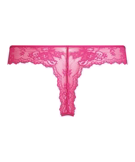 Stringtrosa Invisible Lace Back, Rosa