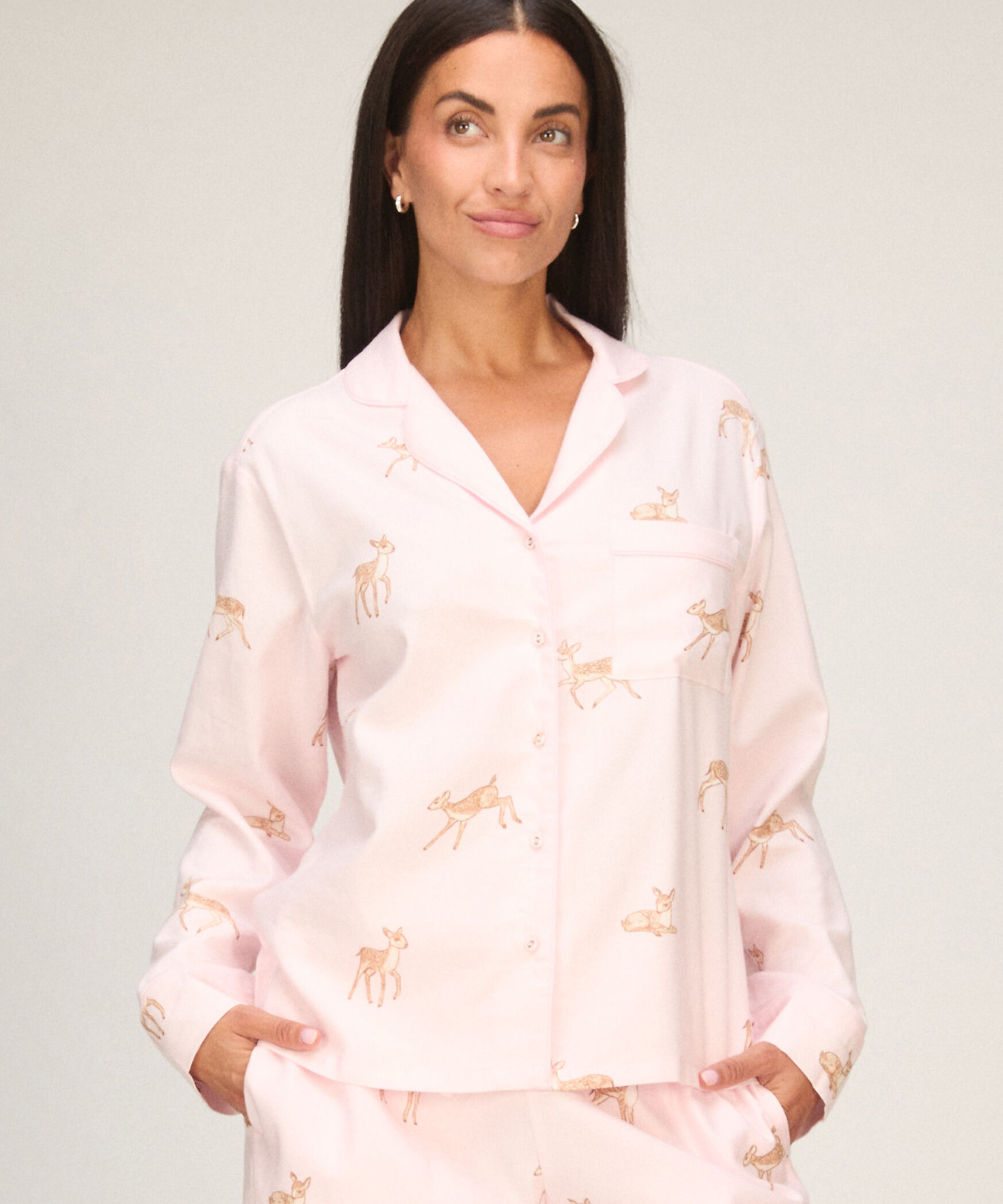 Pyjamasjacka Longsleeve Woven