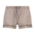 Shorts Velour Lace, Brun