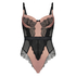 Formpressad body med bygel Arianne, Svart