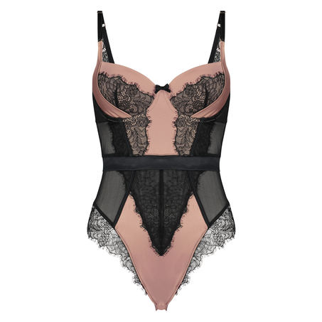 Formpressad body med bygel Arianne, Svart