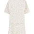 Pyjama Set Cotton Jersey Short, Vit