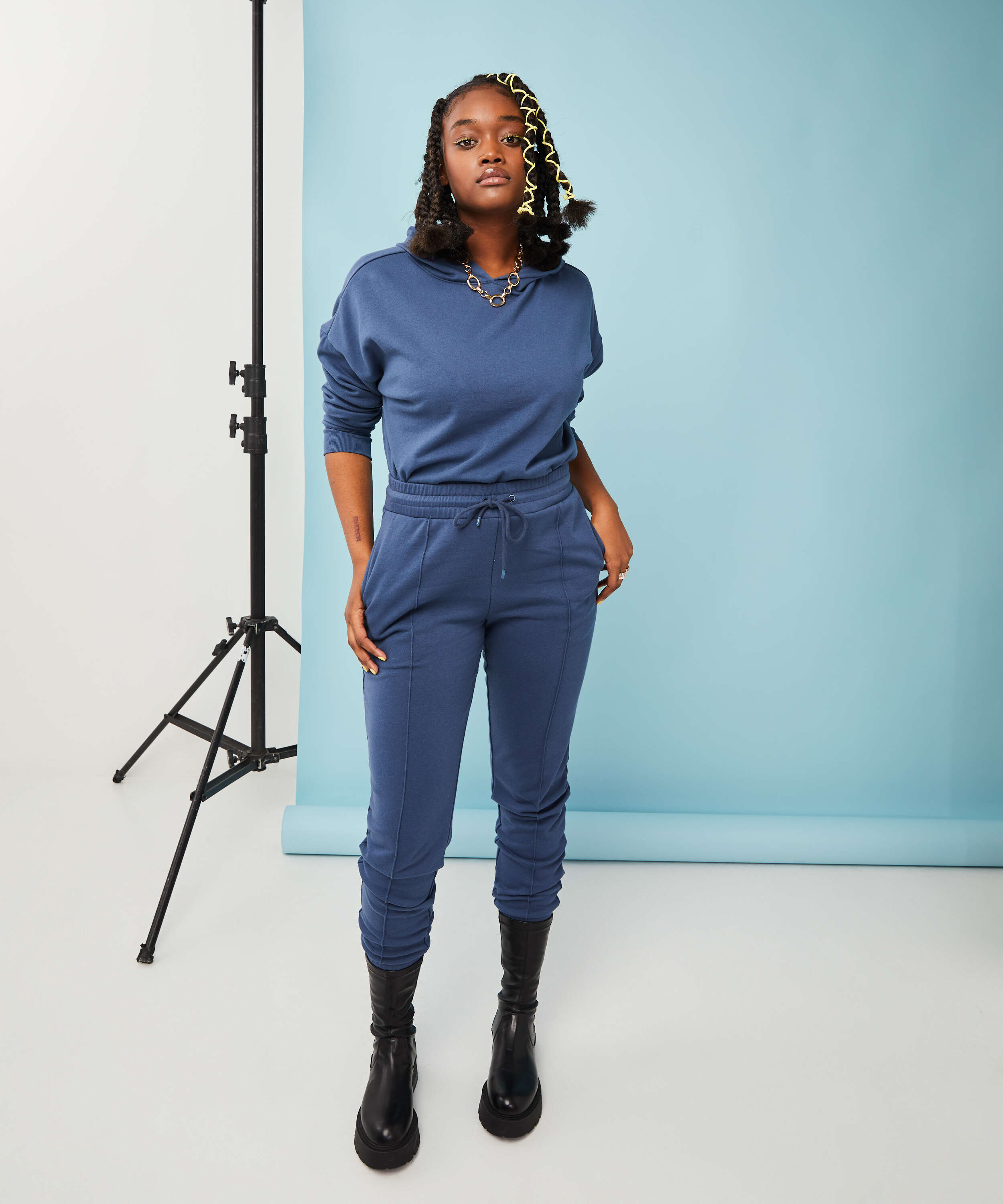 Snuggle Me mjukisbyxor, bl&aring;, main