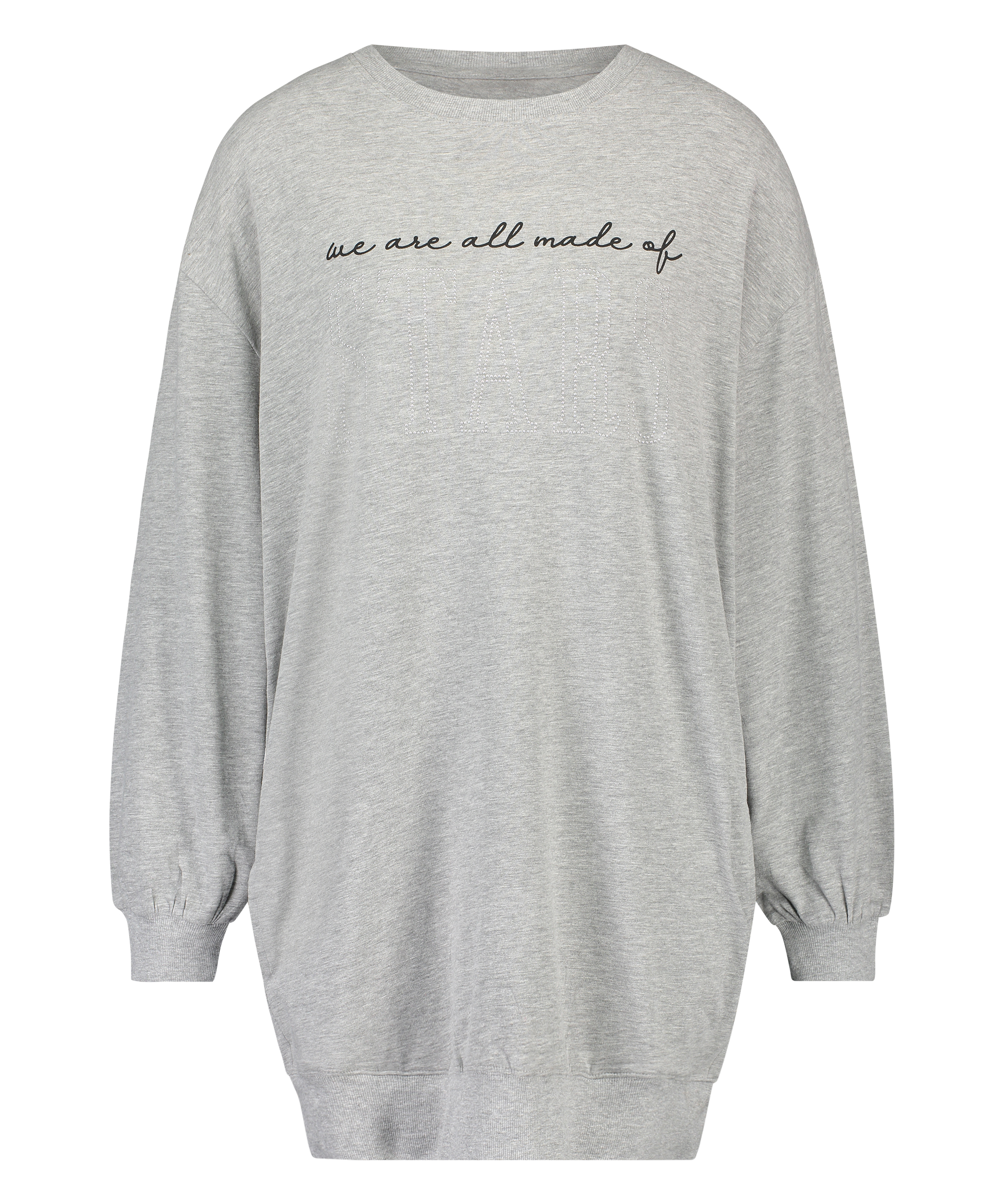 Nattlinne med rund halsringning, Grå, main