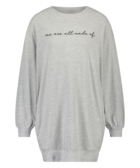 Nattlinne med rund halsringning, Grå