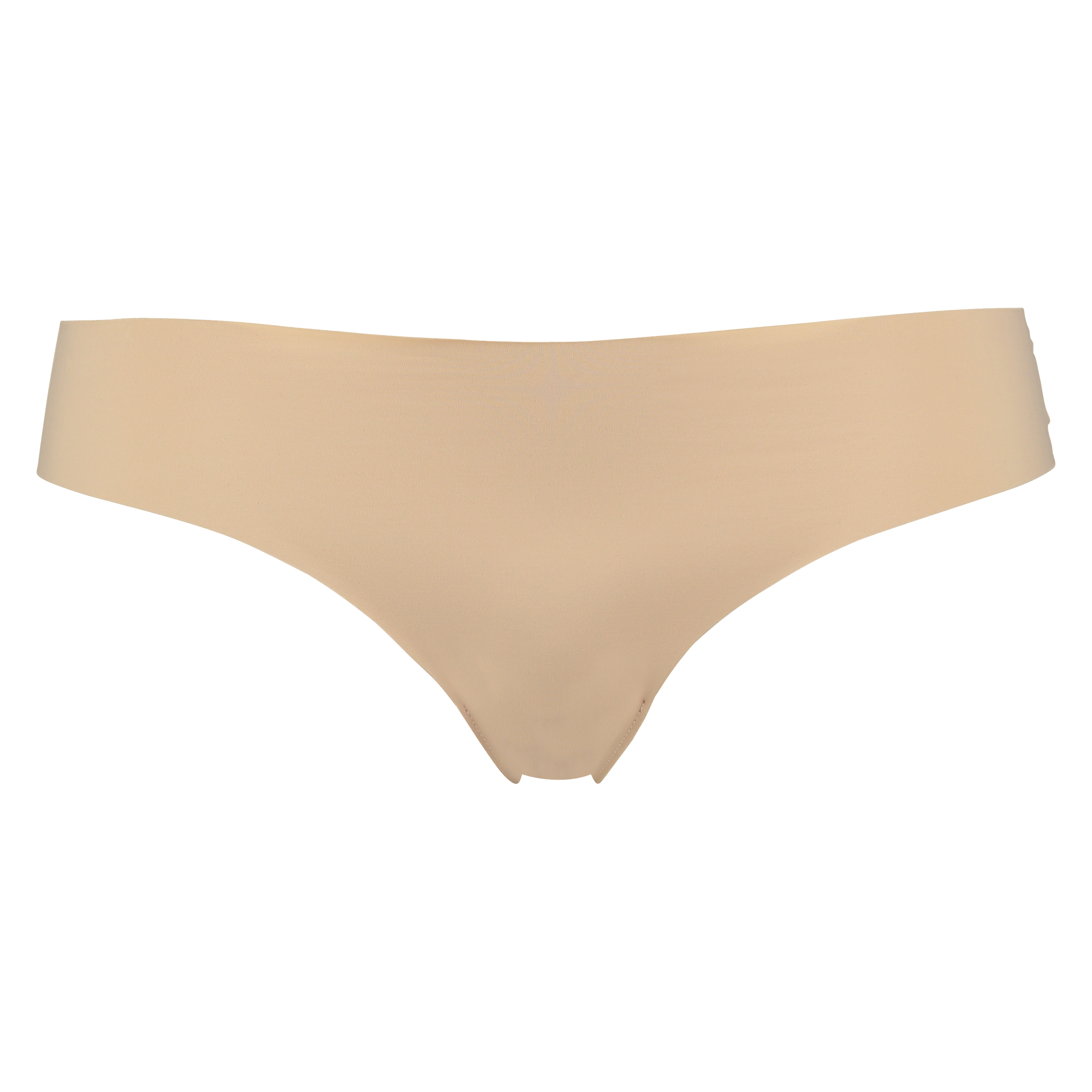 Brazilian-trosa Invisible i bomull, Beige, main
