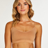 ﻿Bralette med remmar, Beige