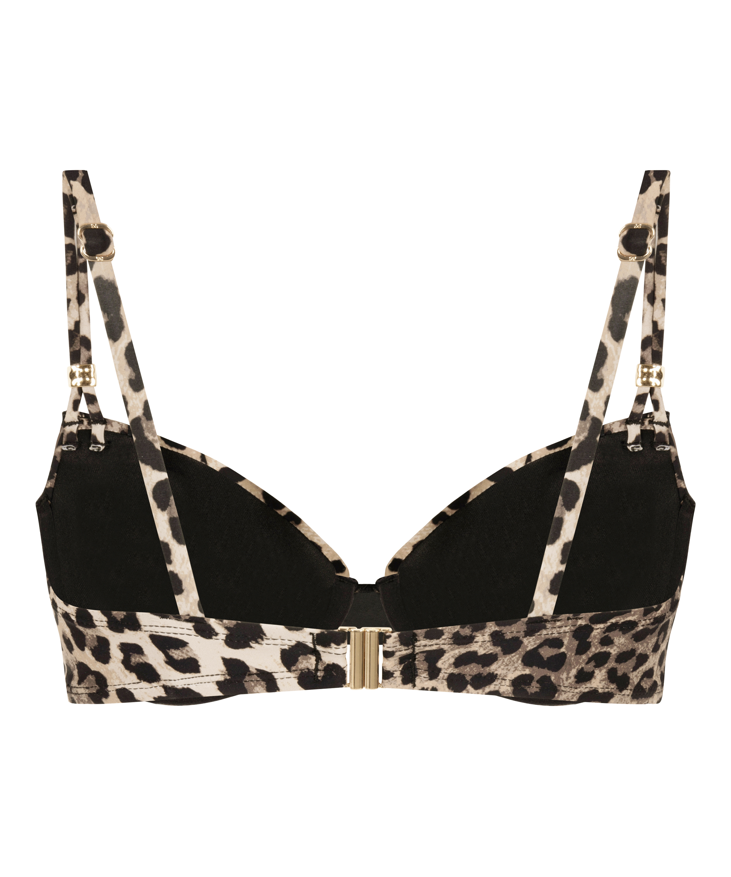 Formpressad bikiniöverdel med bygel Animalia, Brun, main