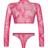 Private Lace Set, Rosa