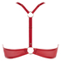 Formpressad pushup bygel-bh Faye, Röd