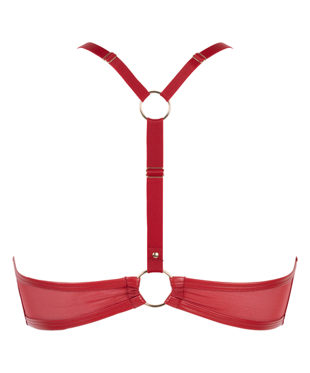 Formpressad pushup bygel-bh Faye, Röd