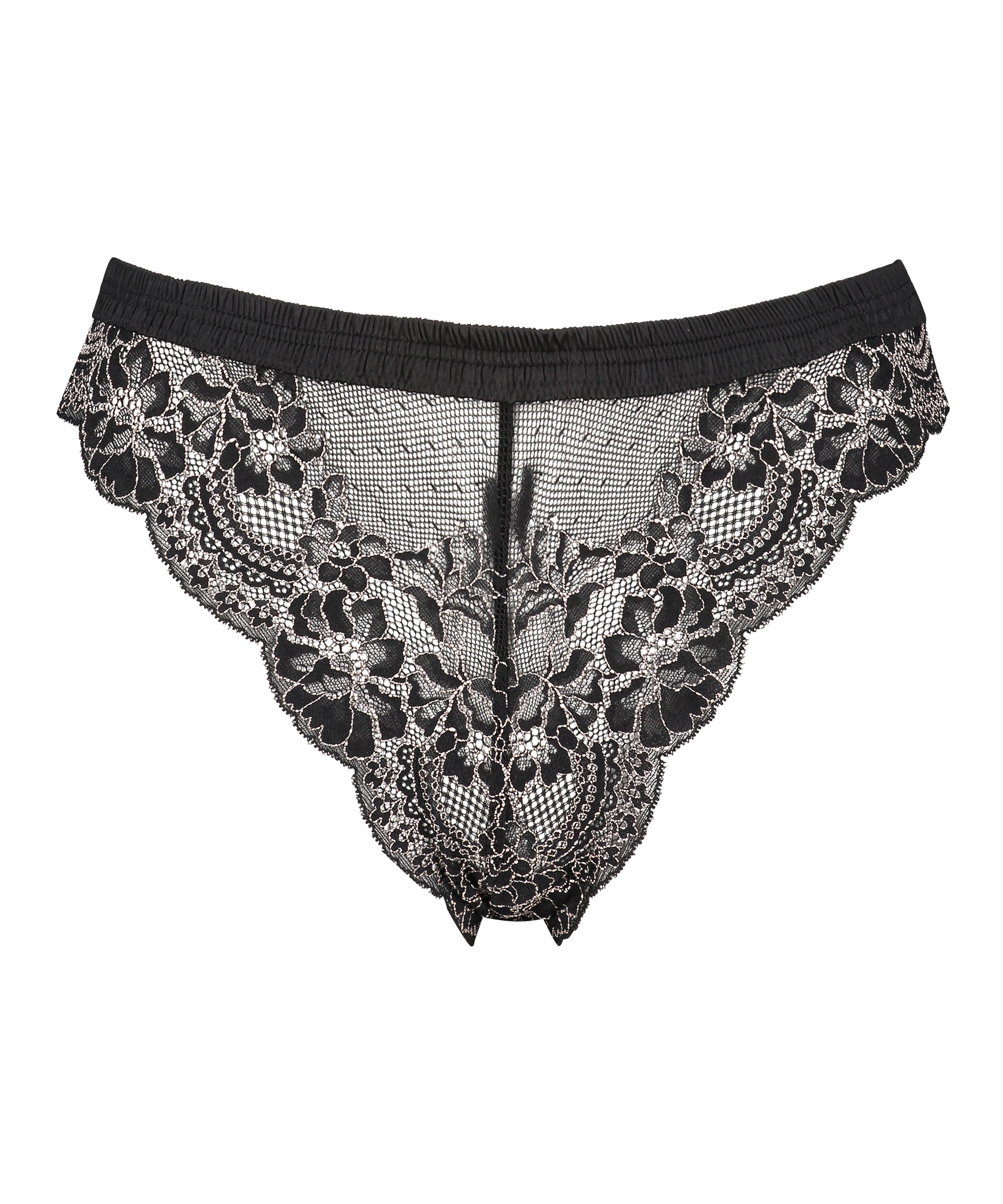 Yvo högt skuren braziliantrosa, Svart, main