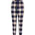 Petite Twill Check Pyjama pants, blå