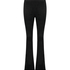 Leggings Flared Velour, Svart