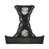 Bygel-bh med push-up Sienna, Svart