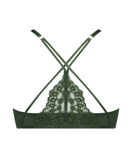 Mailey, formpressad bygel-bh med push-up, Grön