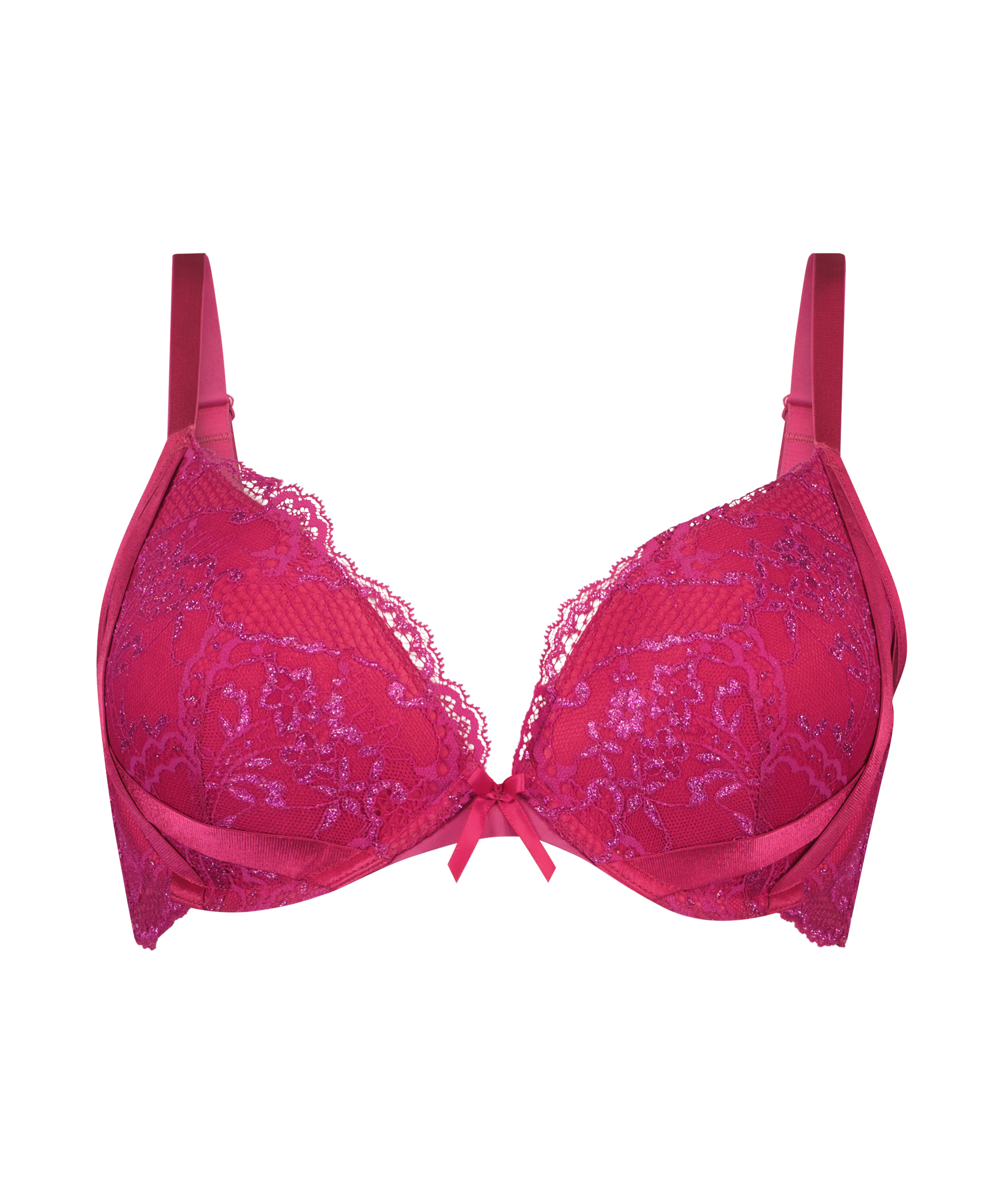 Reeva formpressad bygel-bh med push-up, Rosa, main