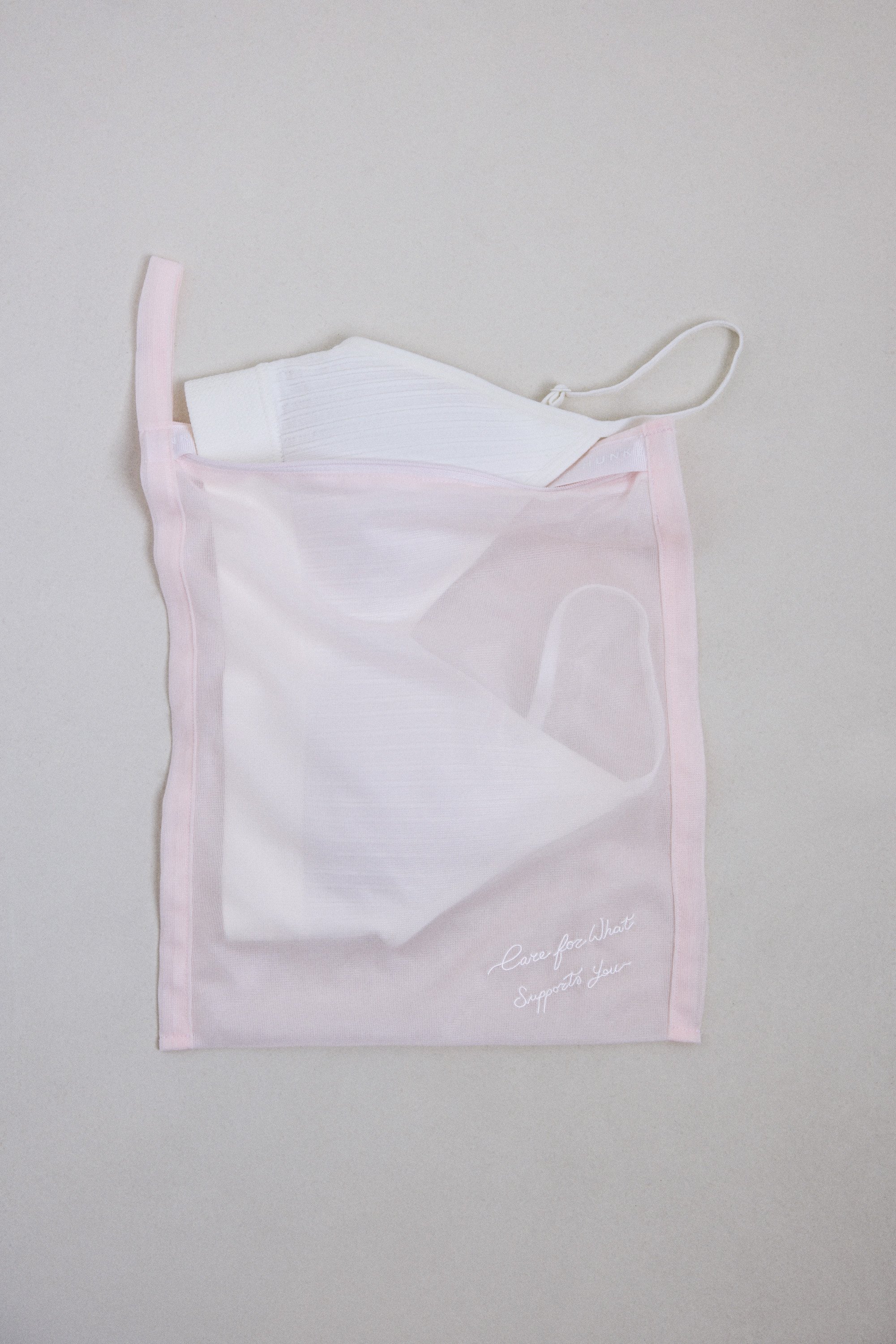 Washing Bag Pink Ribbon Small, Rosa, main