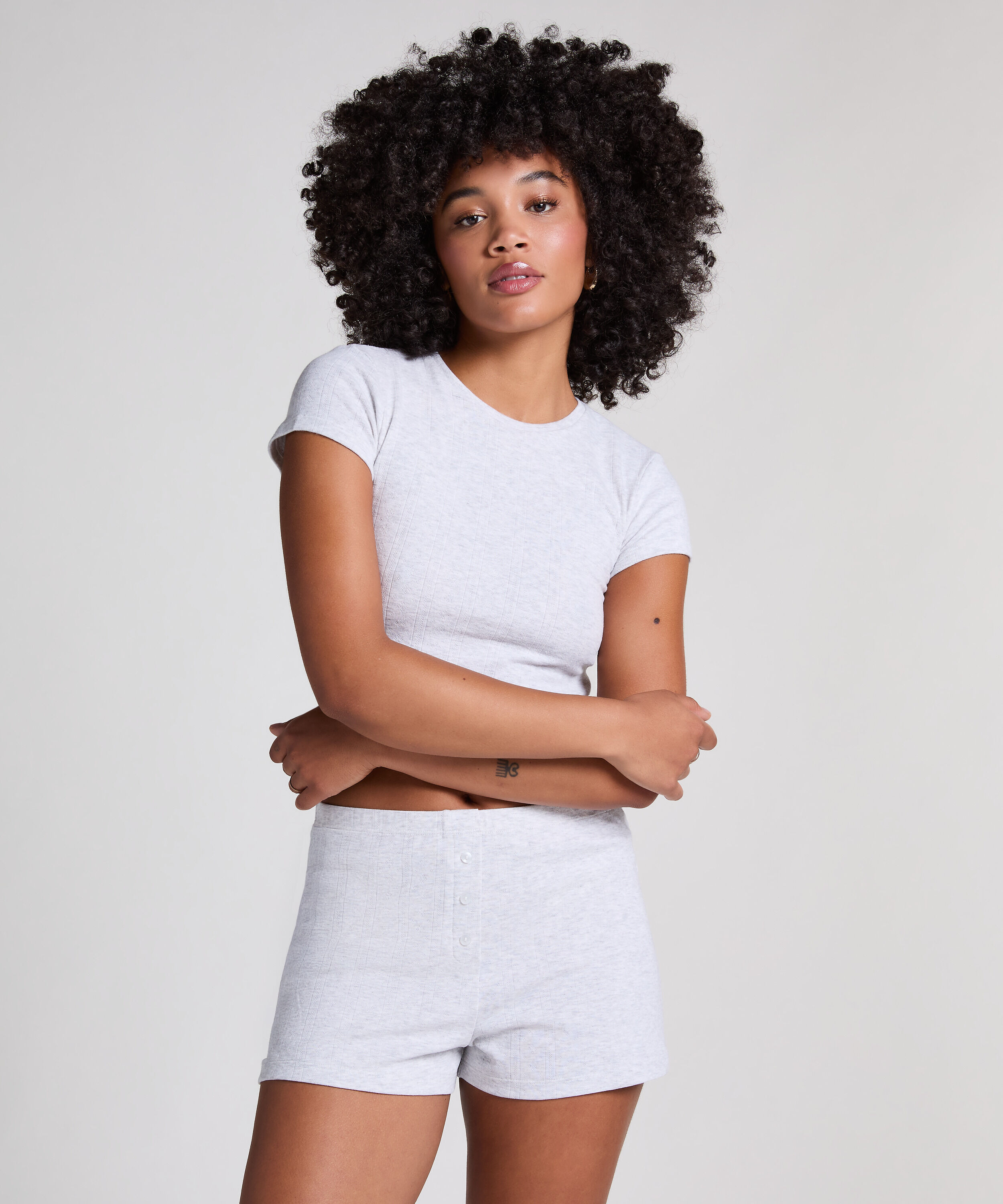 Pointelle-shorts