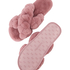 Fake Fur Slider, Rosa
