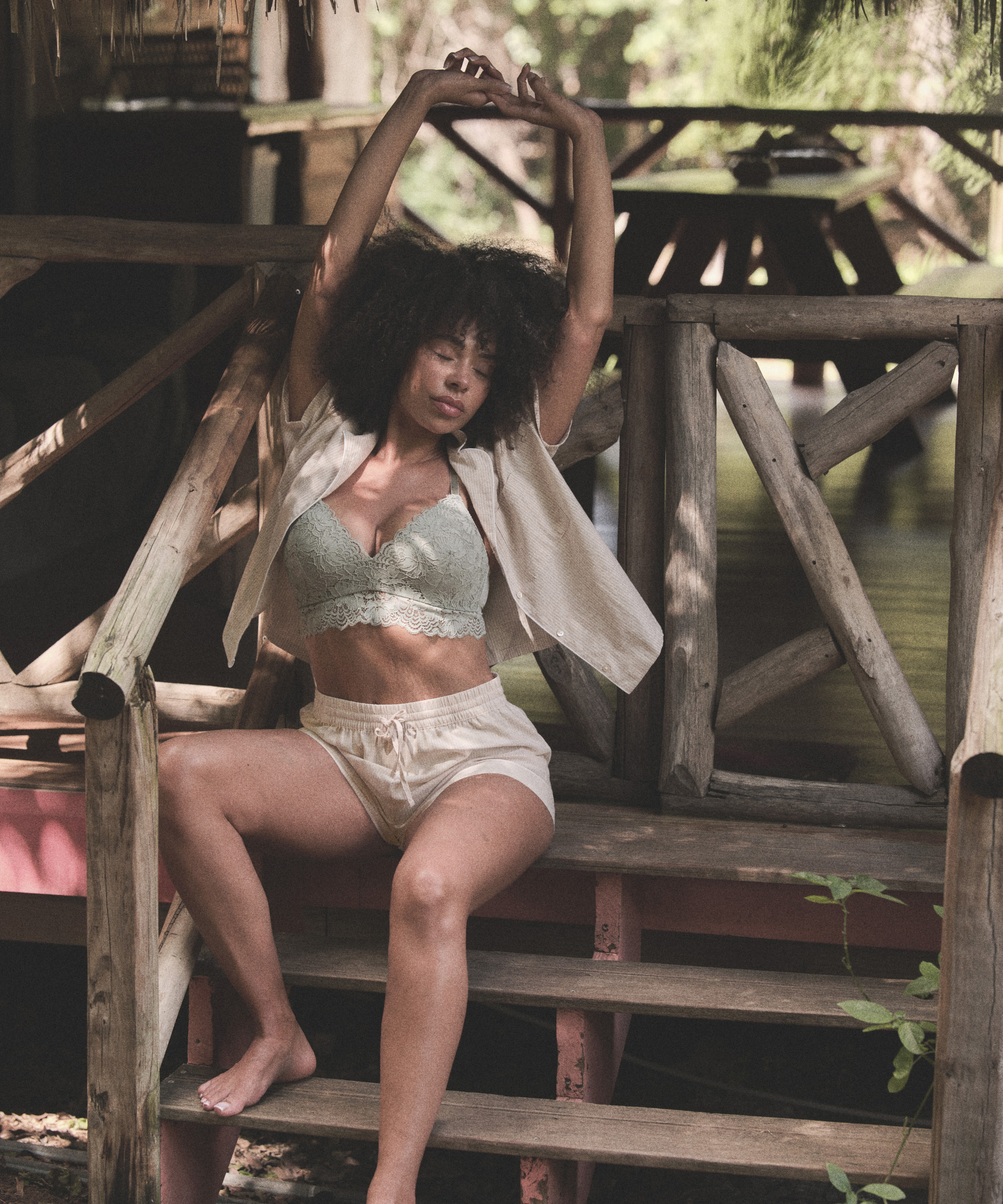 Bomullsjacka, Beige, main