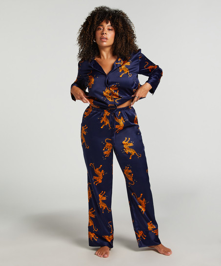 Satin-byxor, Bl&aring;