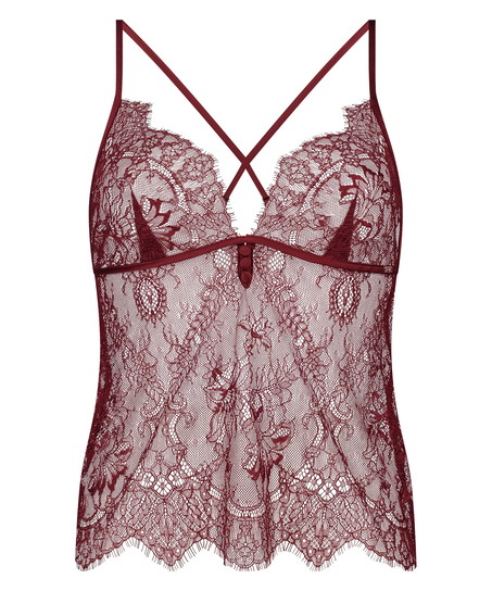 Cami Lace Delphine, Röd