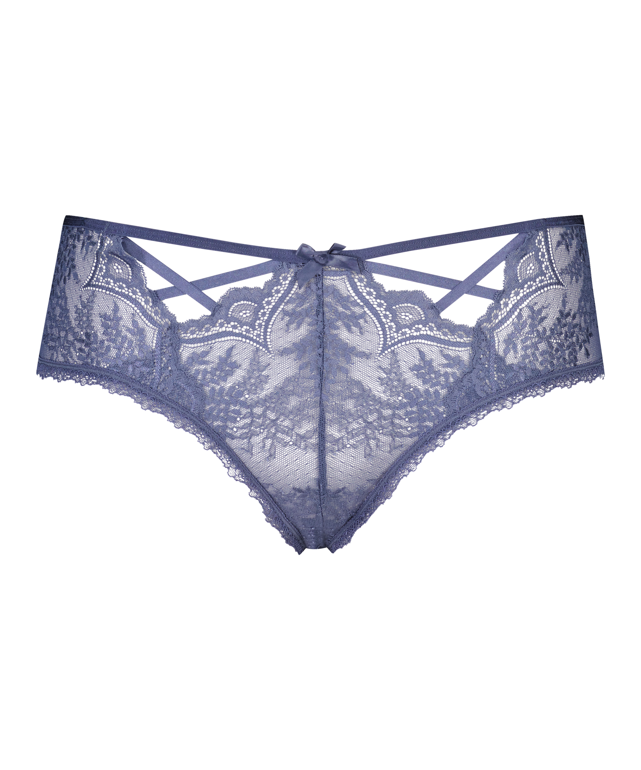 Brazilian-trosa Lacey Curvy, blå, main