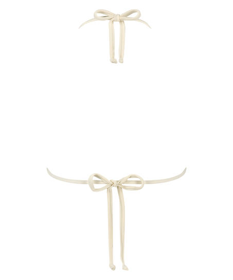 Crochet triangel-bikinitopp, Vit