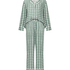 Pyjamasset i twill, Gr&ouml;n