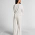 Pyjamasbyxa Pointelle, Beige