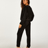 Joggingbyxor Velour, Svart