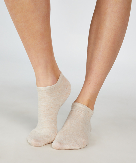 2 Par Strumpor Lurex, Gul